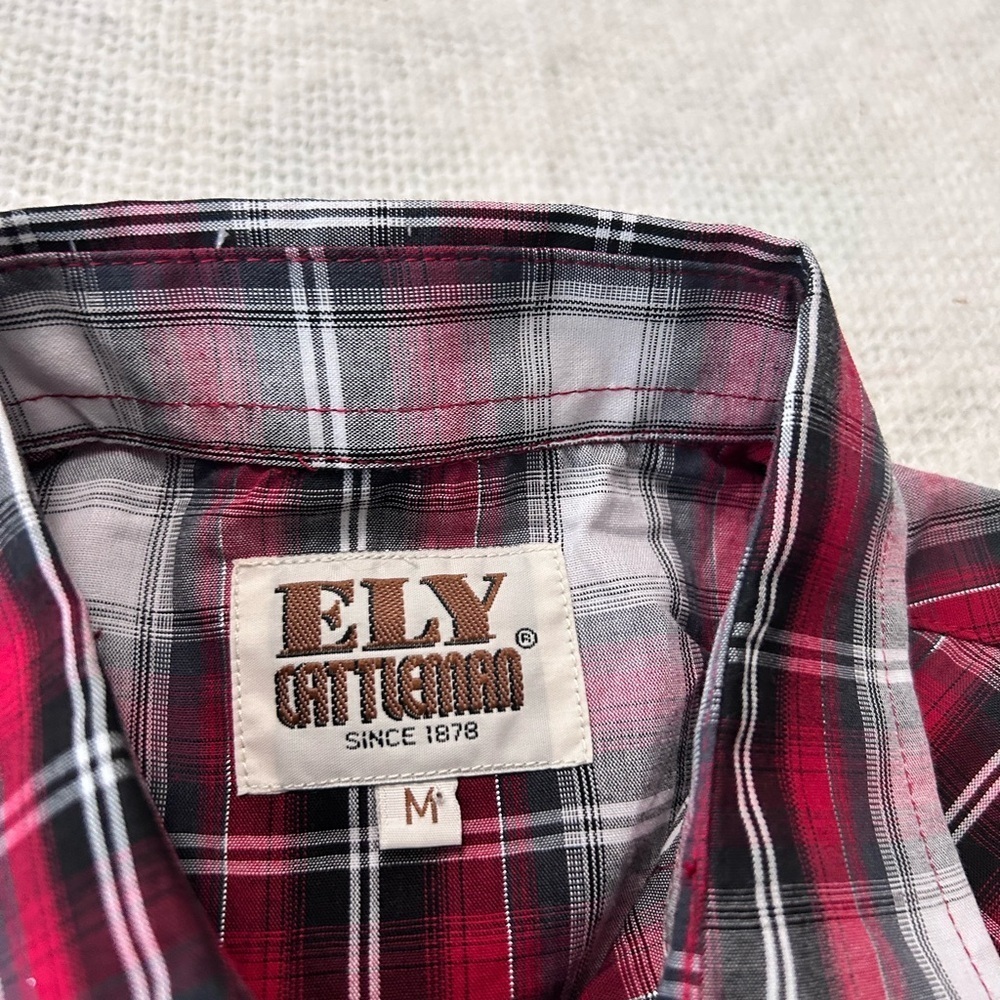 Ely Cattleman Boys Pearl Snap Western Shirt

Size M - Picture 4 of 5